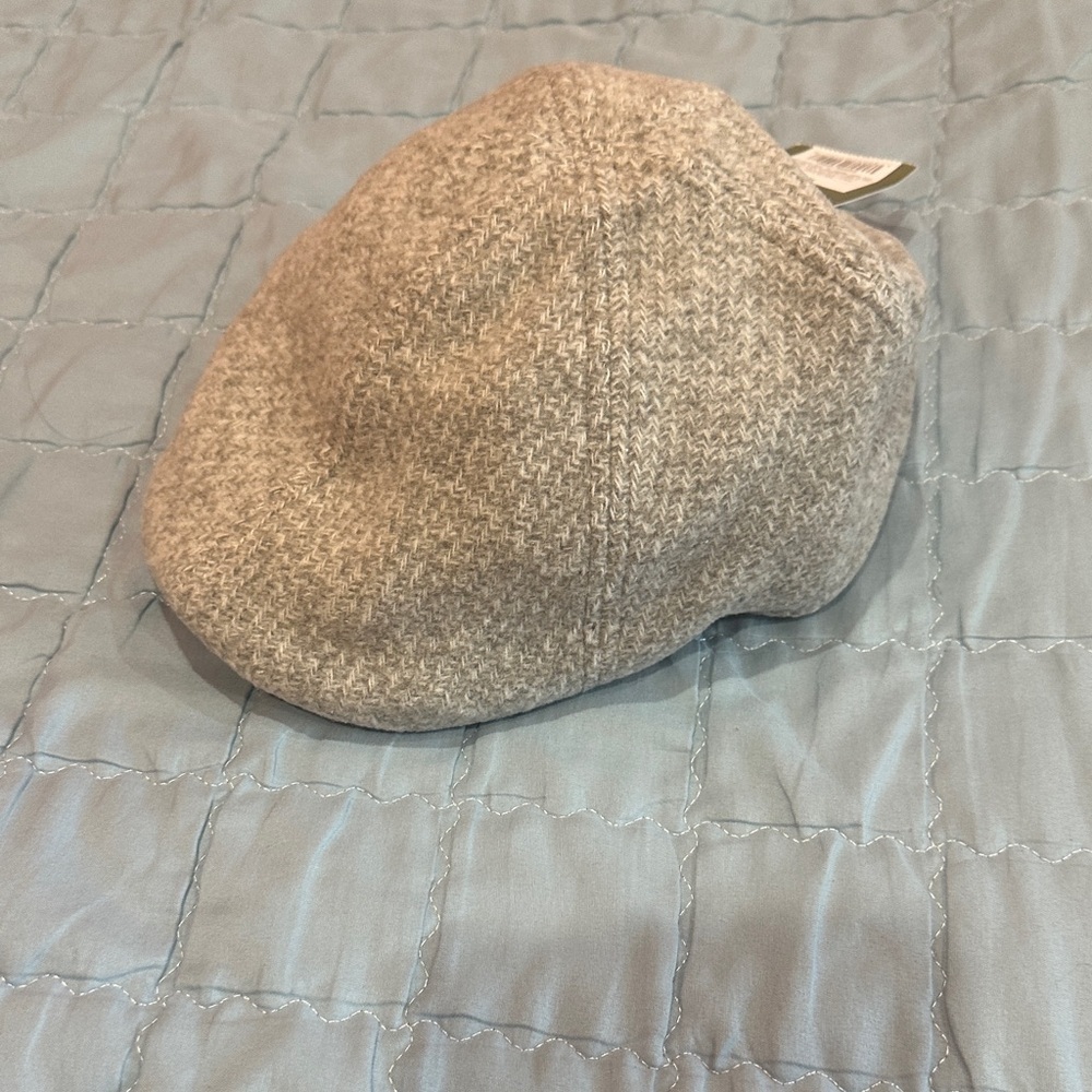 NEW Stylish Gray Tweed Cap - Picture 9 of 9